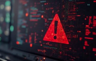 Interfaz de software de gestión de alertas en tiempo real mostrando notificaciones y control de incidencias